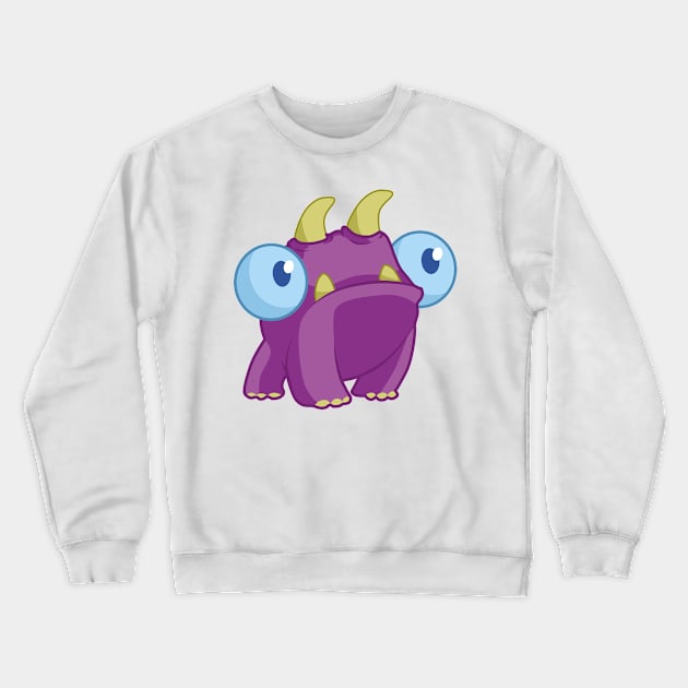 Purple Pete Crewneck Sweatshirt by ericbdg